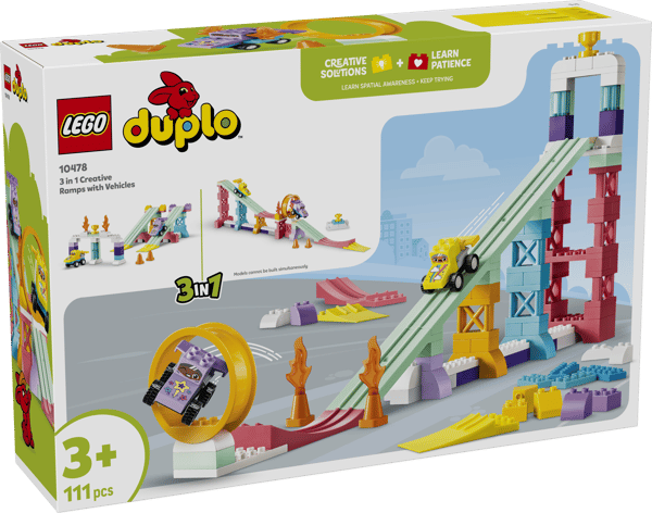 LEGO 10478 Rampes créatives 3-en-1 avec véhicules — visuel 2 sur 7