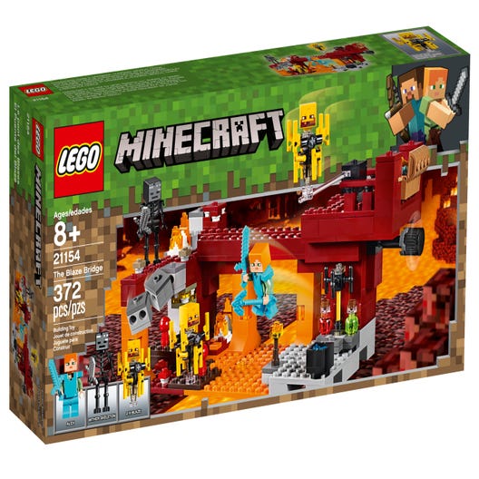 The Blaze Bridge Minecraft Buy Online At The Official Lego Shop Us