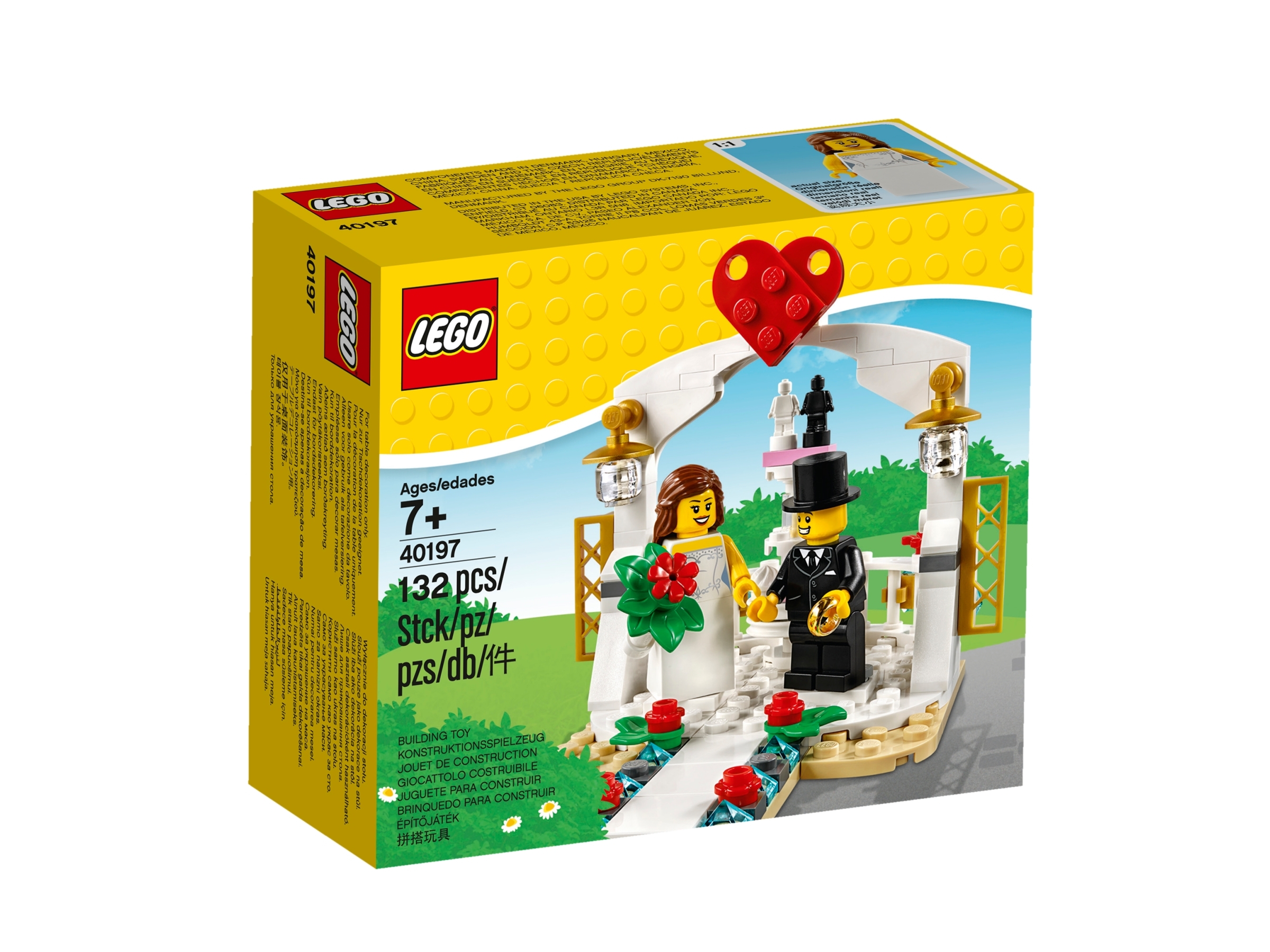 LEGO 40197 nostra-Set hochzeitsset MATRIMONIO MINI PERSONAGGIO NUOVO OVP 