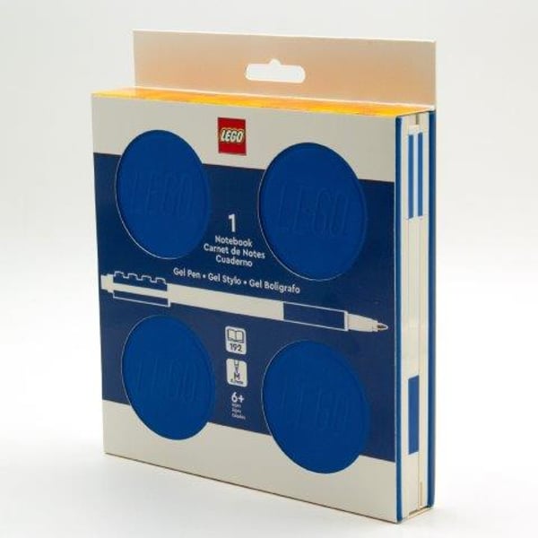 LEGO 5009062 Carnet avec verrou et stylo à encre gel – Bleu — visuel 2 sur 8