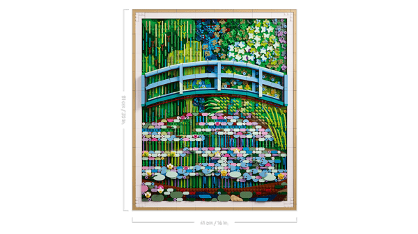 LEGO 31220 Claude Monet : le bassin aux nymphéas, harmonie verte — visuel 7 sur 8