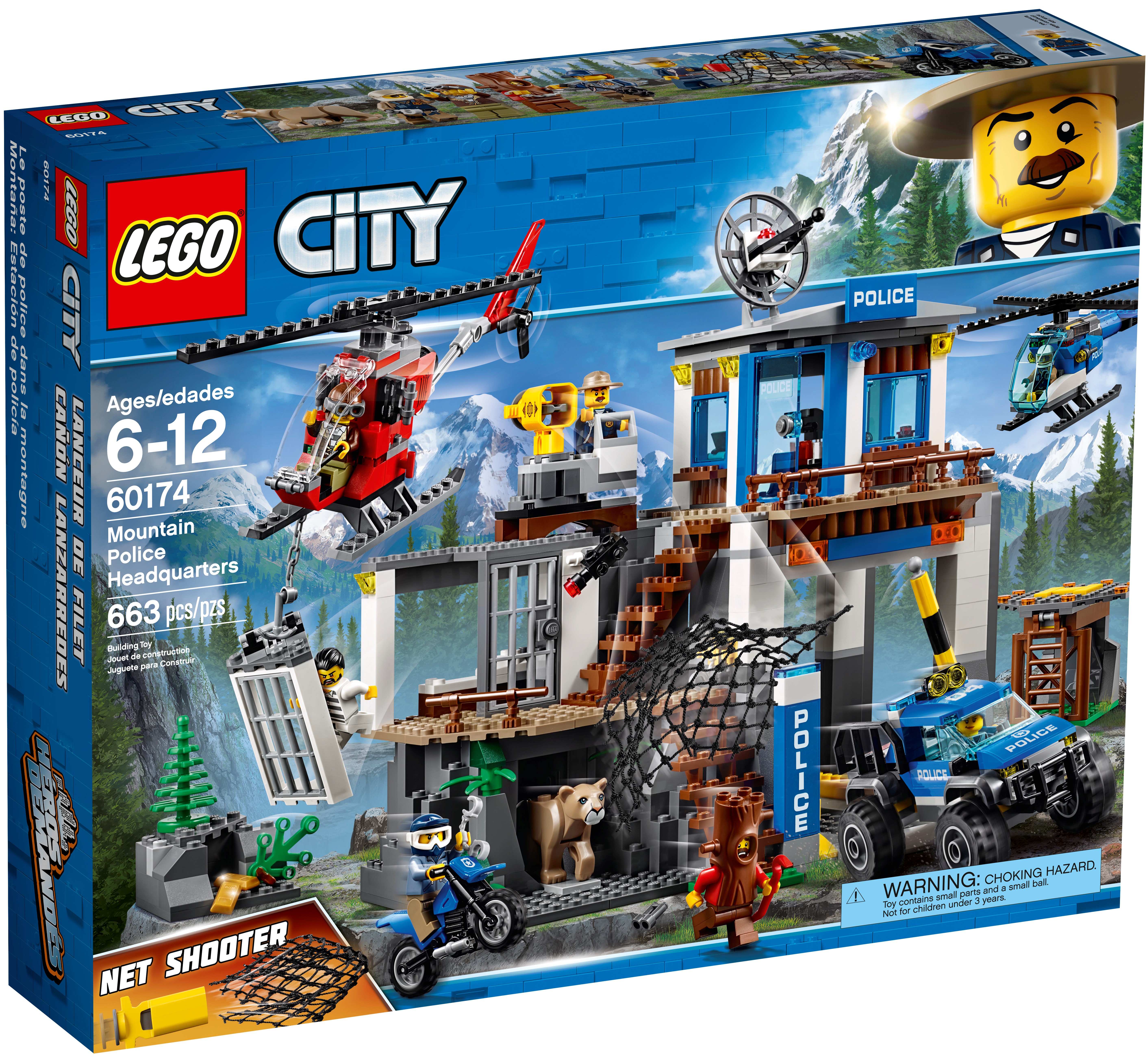 Bjergpolitiets hovedkvarter 60174 | City | Officiel LEGO® DK