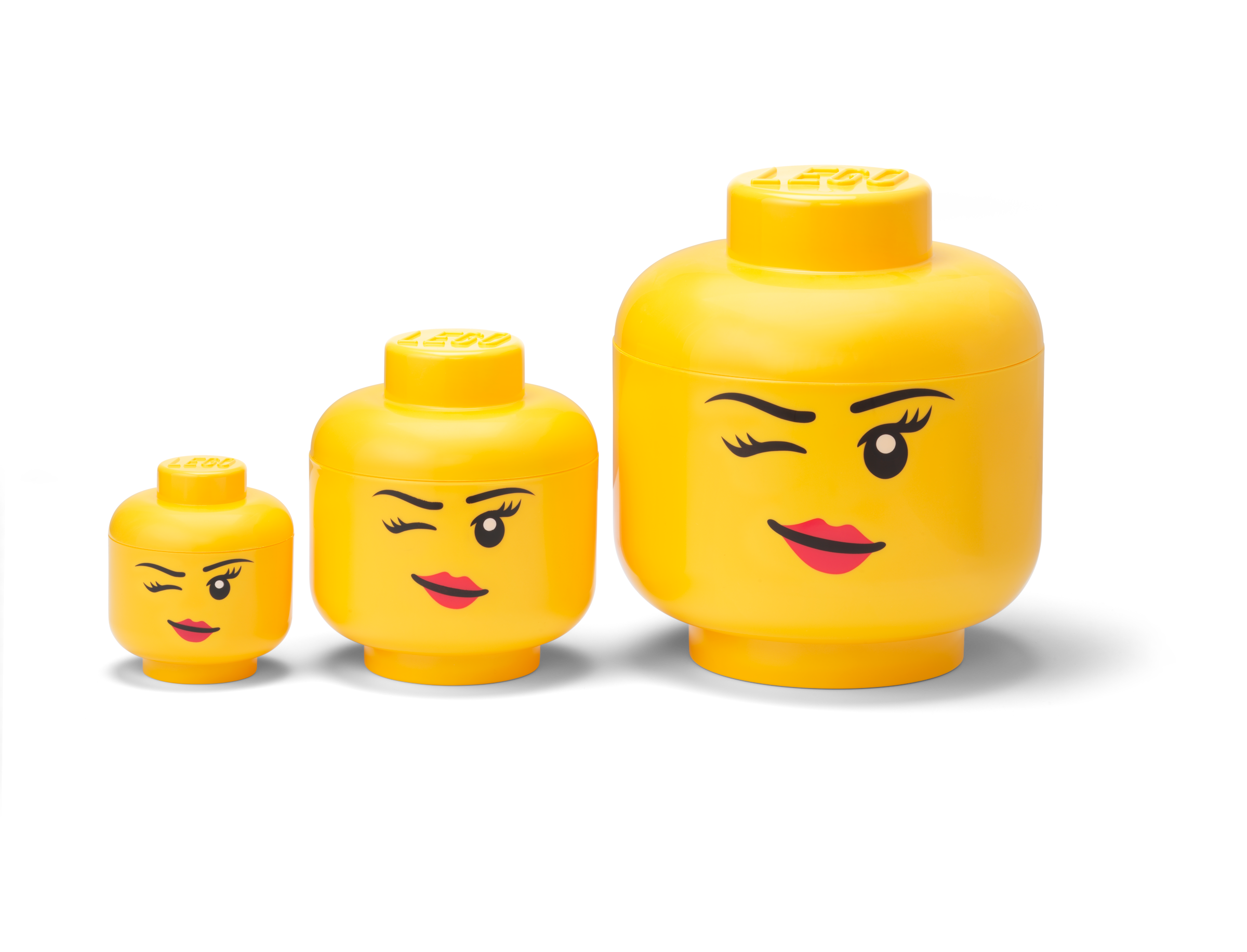 Rangement en forme de tête de fille LEGO® – Mini (clin d'œil) 5006211 |  Minifigures | Boutique LEGO® officielle BE