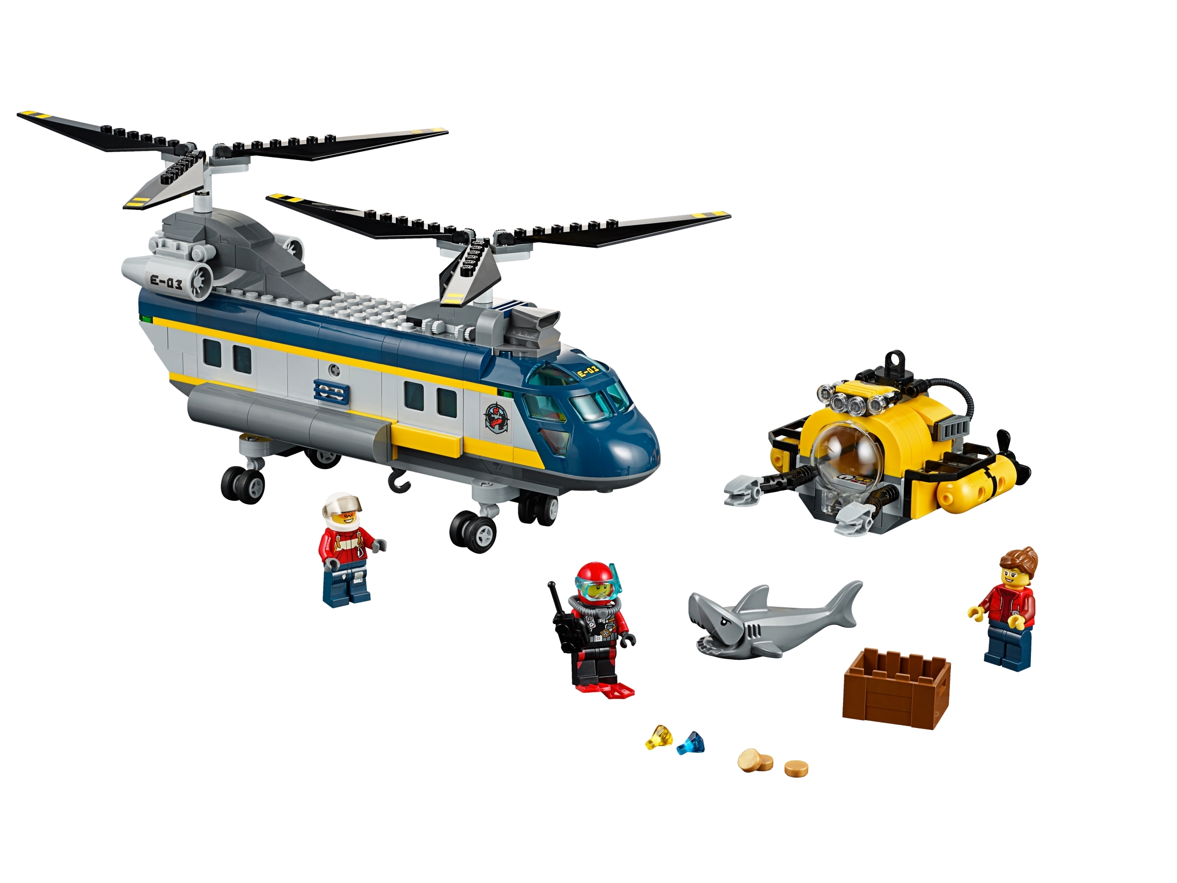 Deep Sea Helicopter 60093 | City | Buy at the LEGO® US