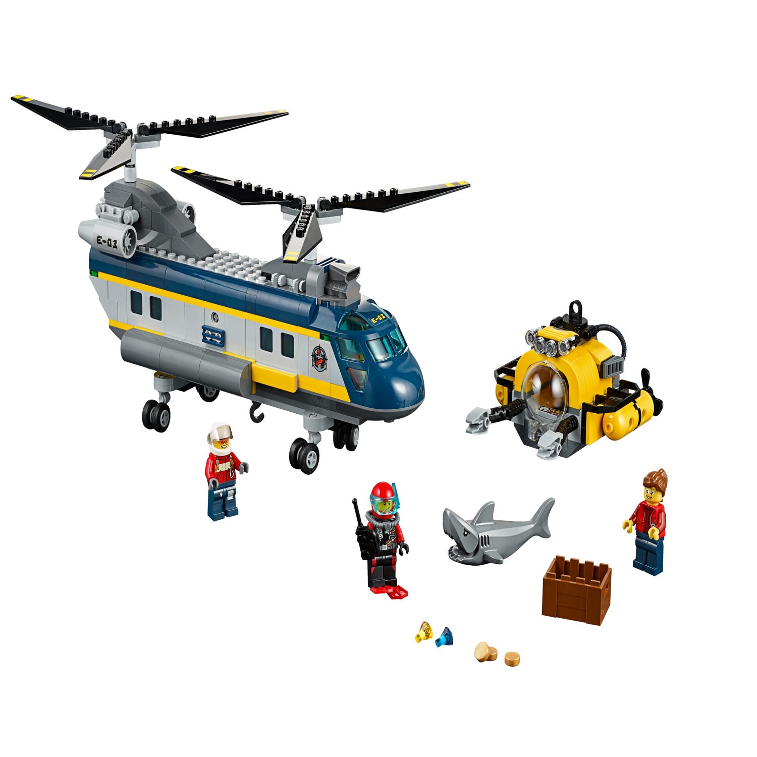 Kano værdi gispende Deep Sea Helicopter 60093 | City | Buy online at the Official LEGO® Shop US