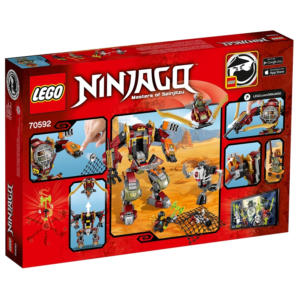 New lego Frakjaw-with black armor from ninjago set 70592 njo244