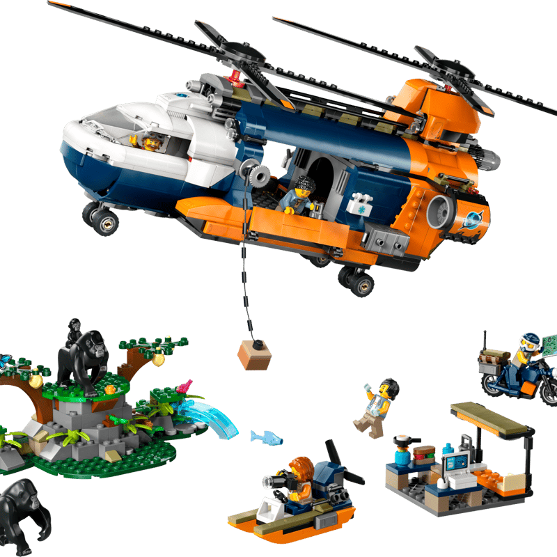 Jungle Explorer Helicopter at Base Camp 60437 City Buy online