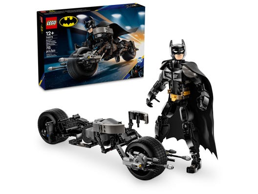 LEGO 76273 - Byg selv-figur af Batman™ og Batpod-motorcyklen