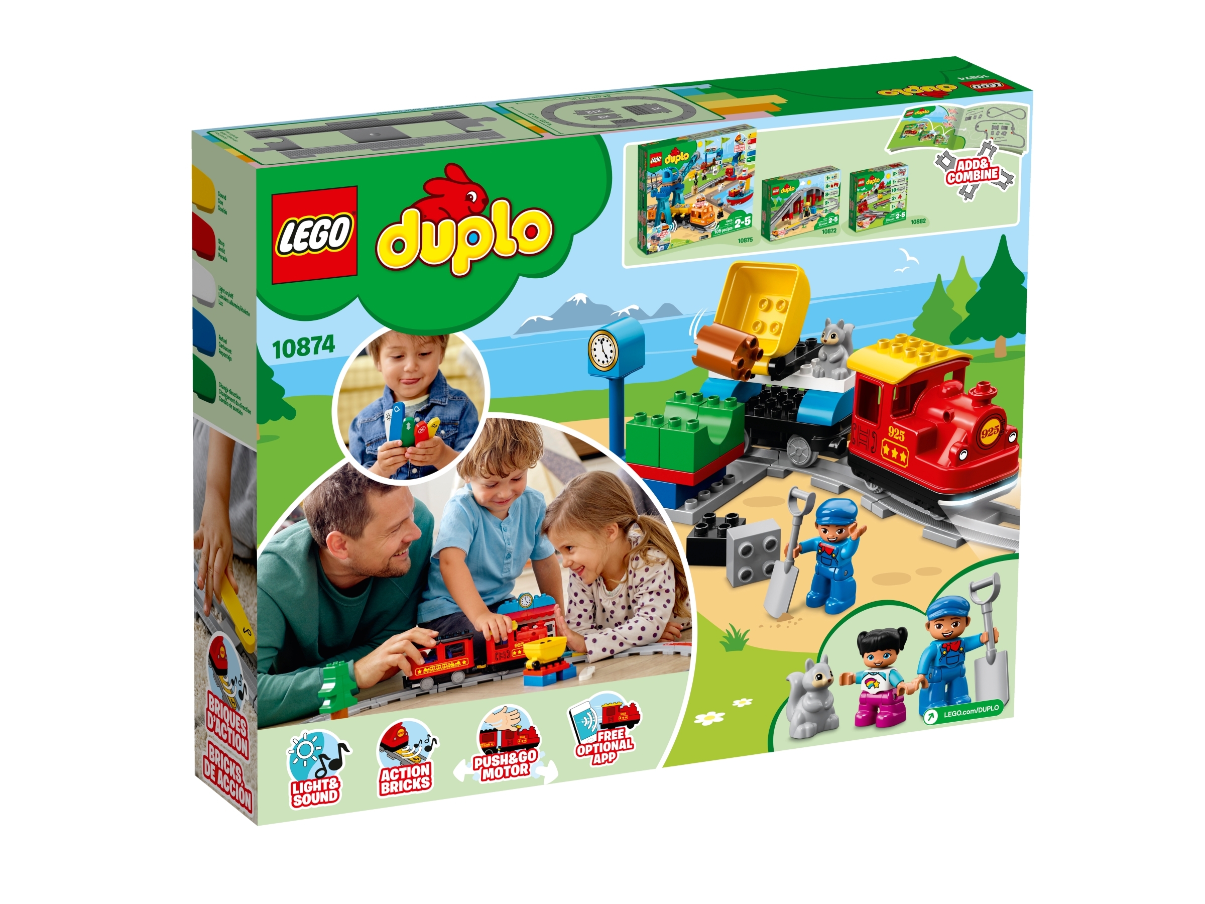 Soldes LEGO Duplo - Le train à vapeur (10874) 2024 au meilleur prix sur