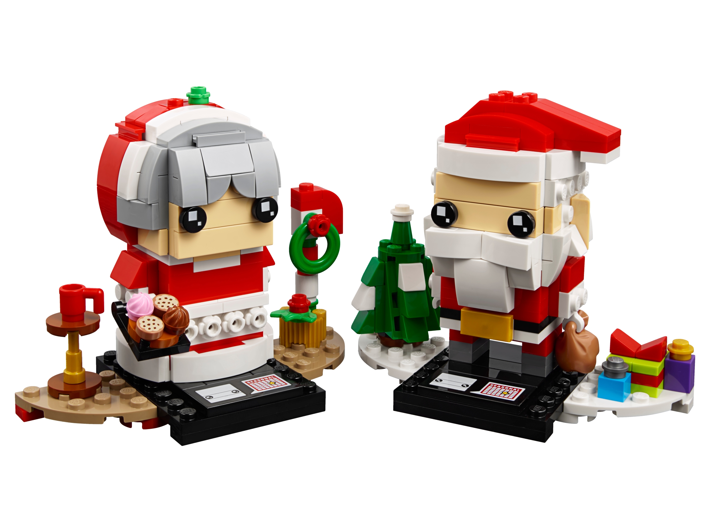 & Mrs Claus BrickHeadz Christmas 341 pcs ✅ New LEGO 40274 Mr 