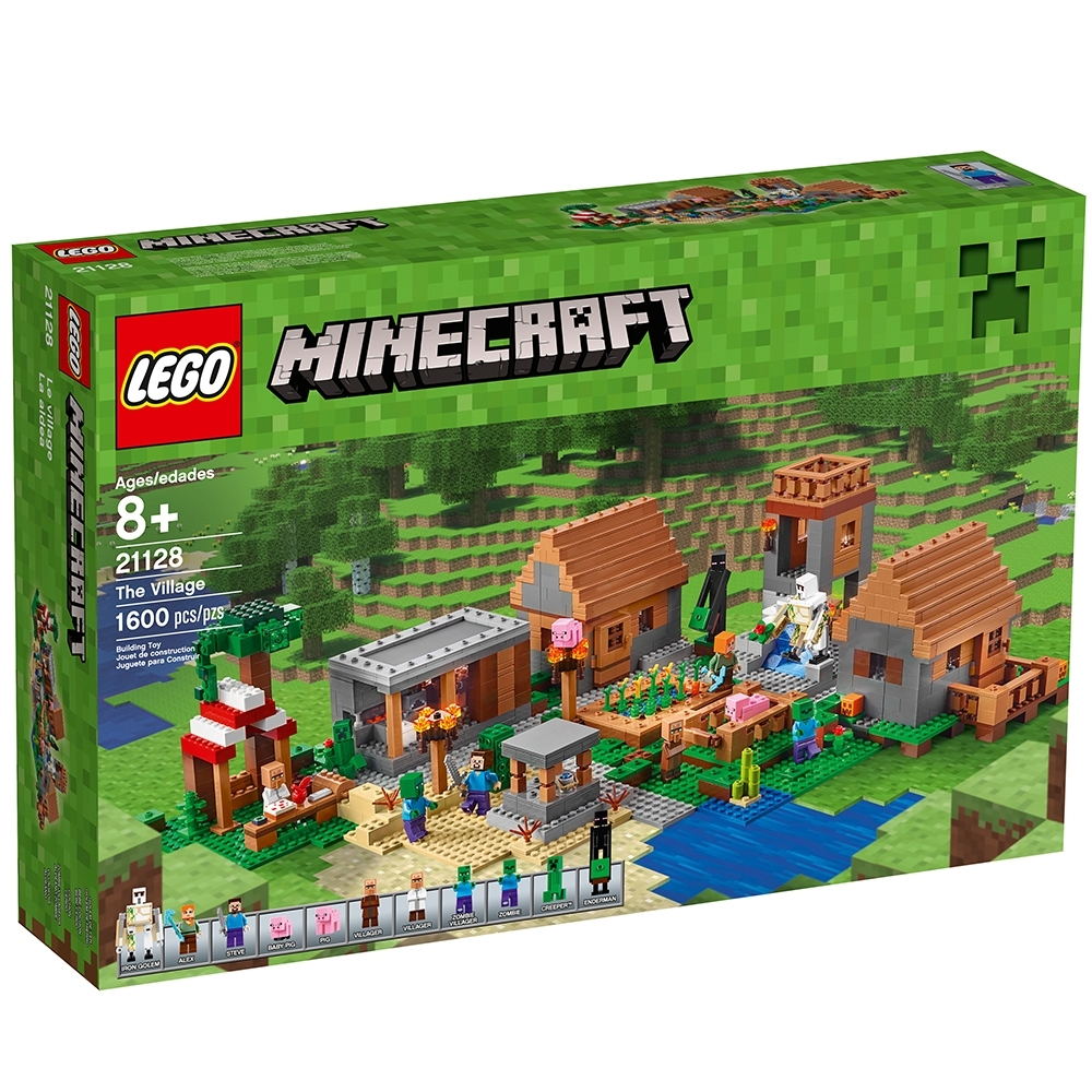 Minecraft The Village Compatible Lego's With Minifigures & Instructions 