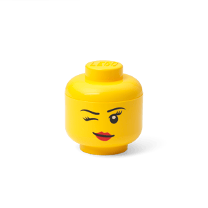 Rangement en forme de tête de fille LEGO® – Mini (clin d'œil)