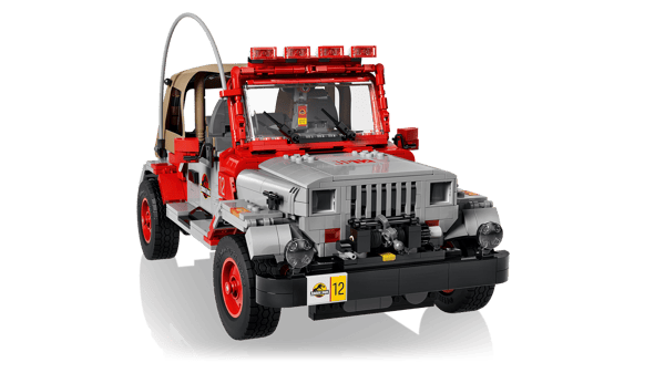 LEGO 77984 Jurassic Park Jeep® Wrangler — visuel 3 sur 8
