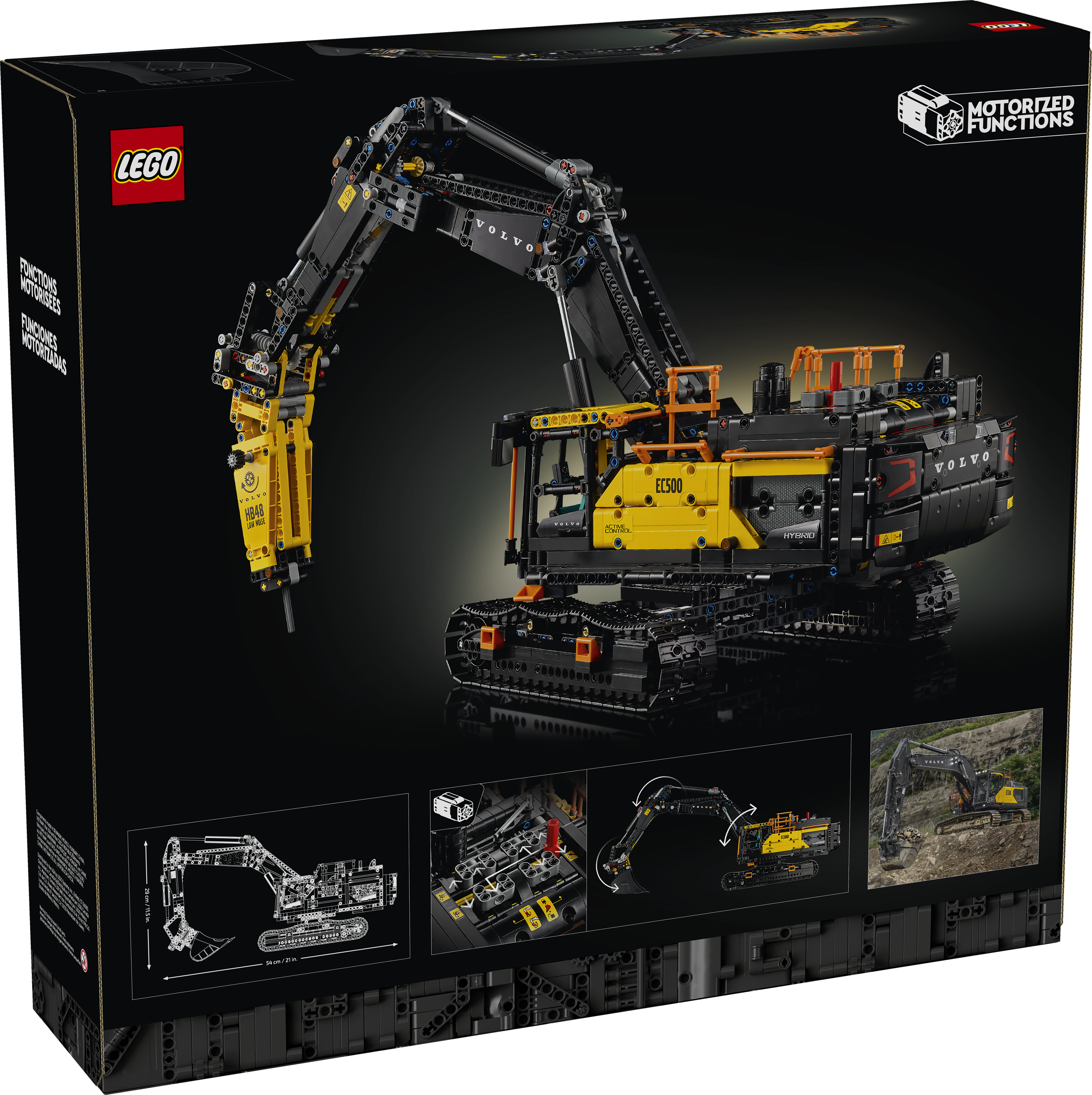 Volvo EC500 Hybrid Excavator 42215 | Technic™ | Buy online at the