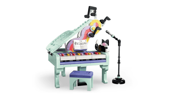 Music Decor Piano with Cat - Image 6