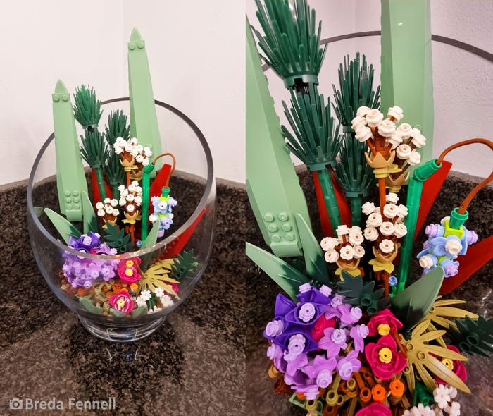 Pourquoi j'ai craqué sur le bouquet de fleurs Lego pour décorer la maison