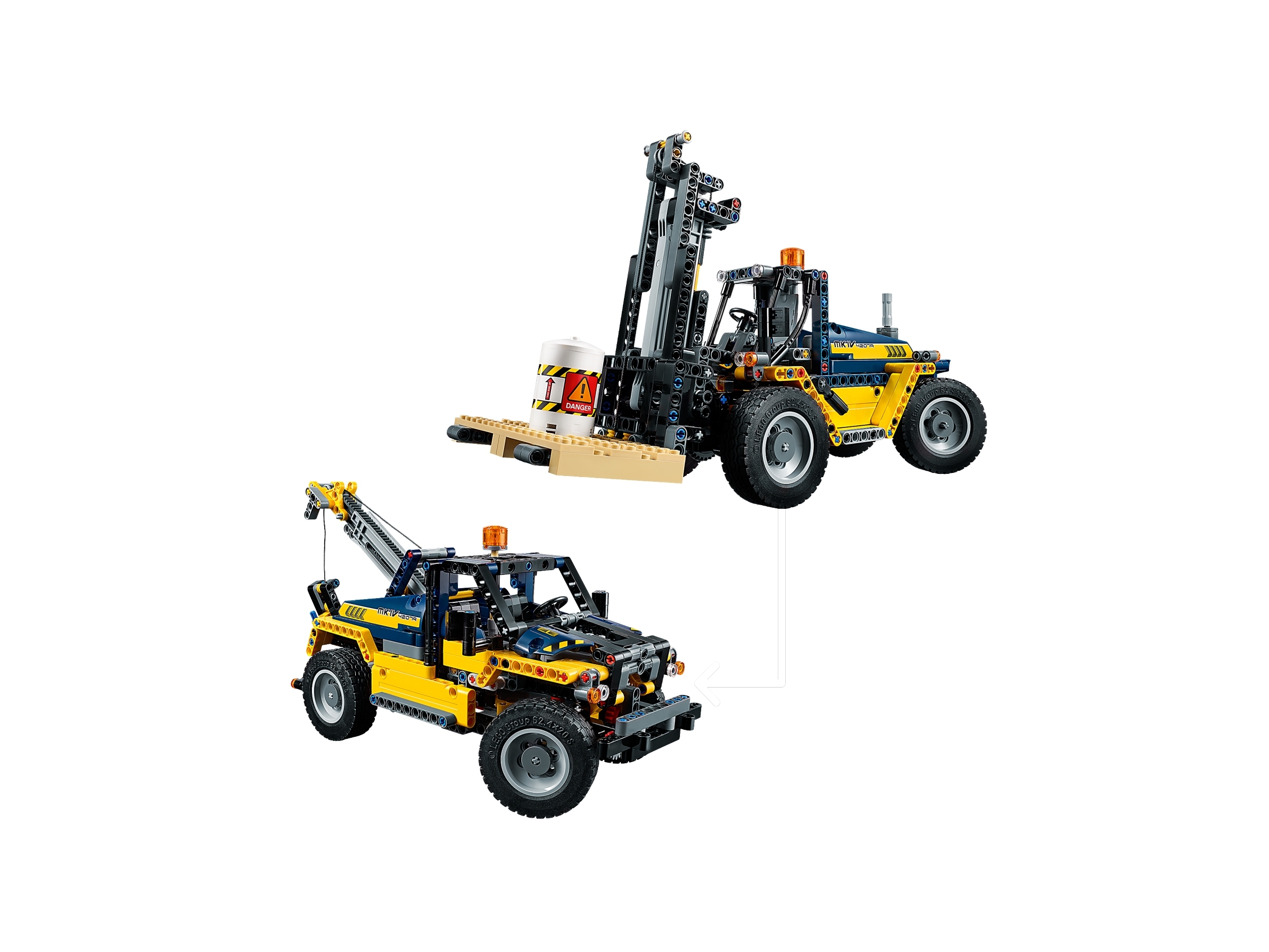 Heavy Duty Forklift lift LEGO TECHNIC 42079 592 pieces NEW SEALED 