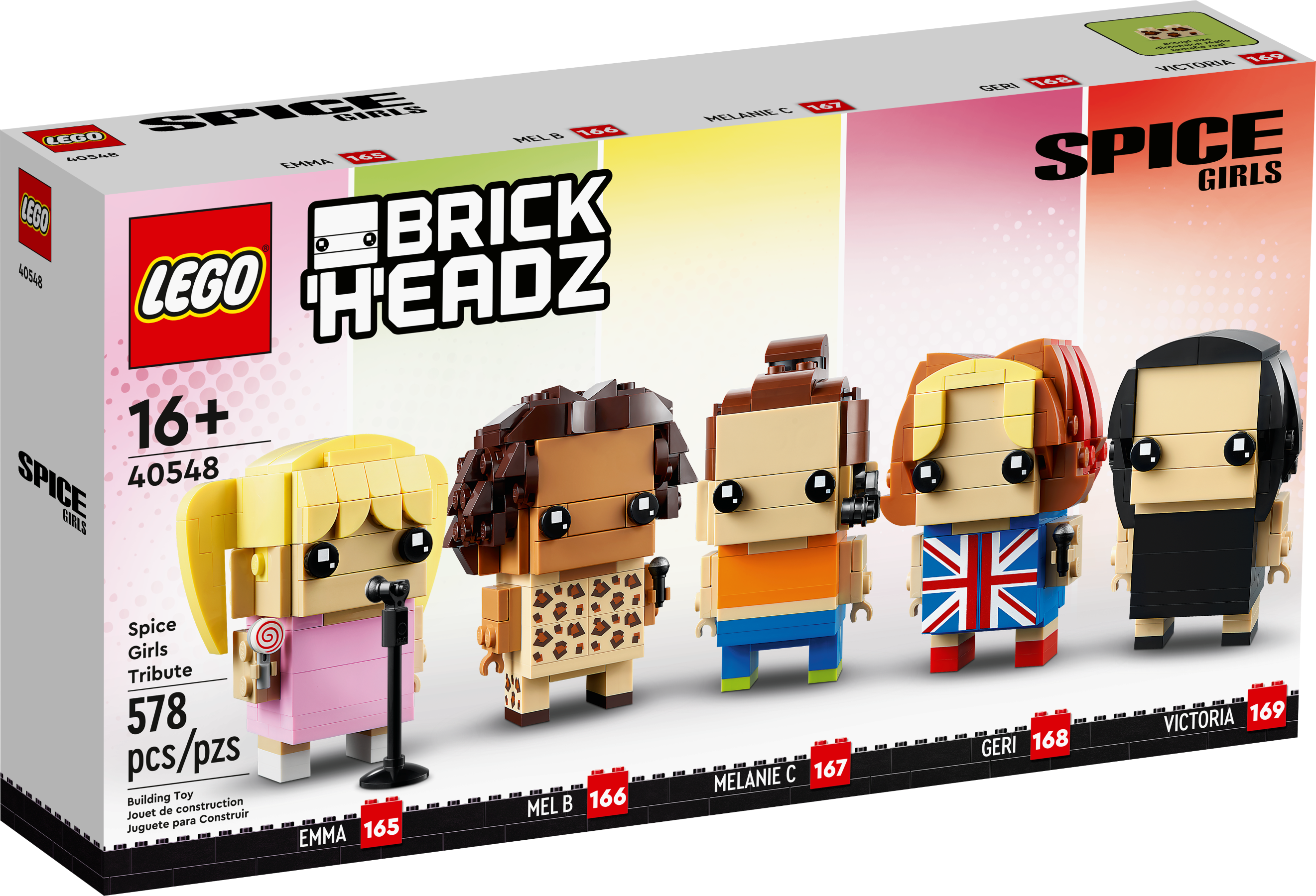 synder Refinement Krydderi Spice Girls Tribute 40548 | BrickHeadz | Buy online at the Official LEGO®  Shop US