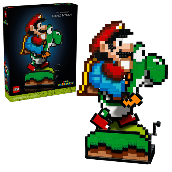 LEGO 71438 Super Mario World™ Mario et Yoshi — visuel 2 sur 8