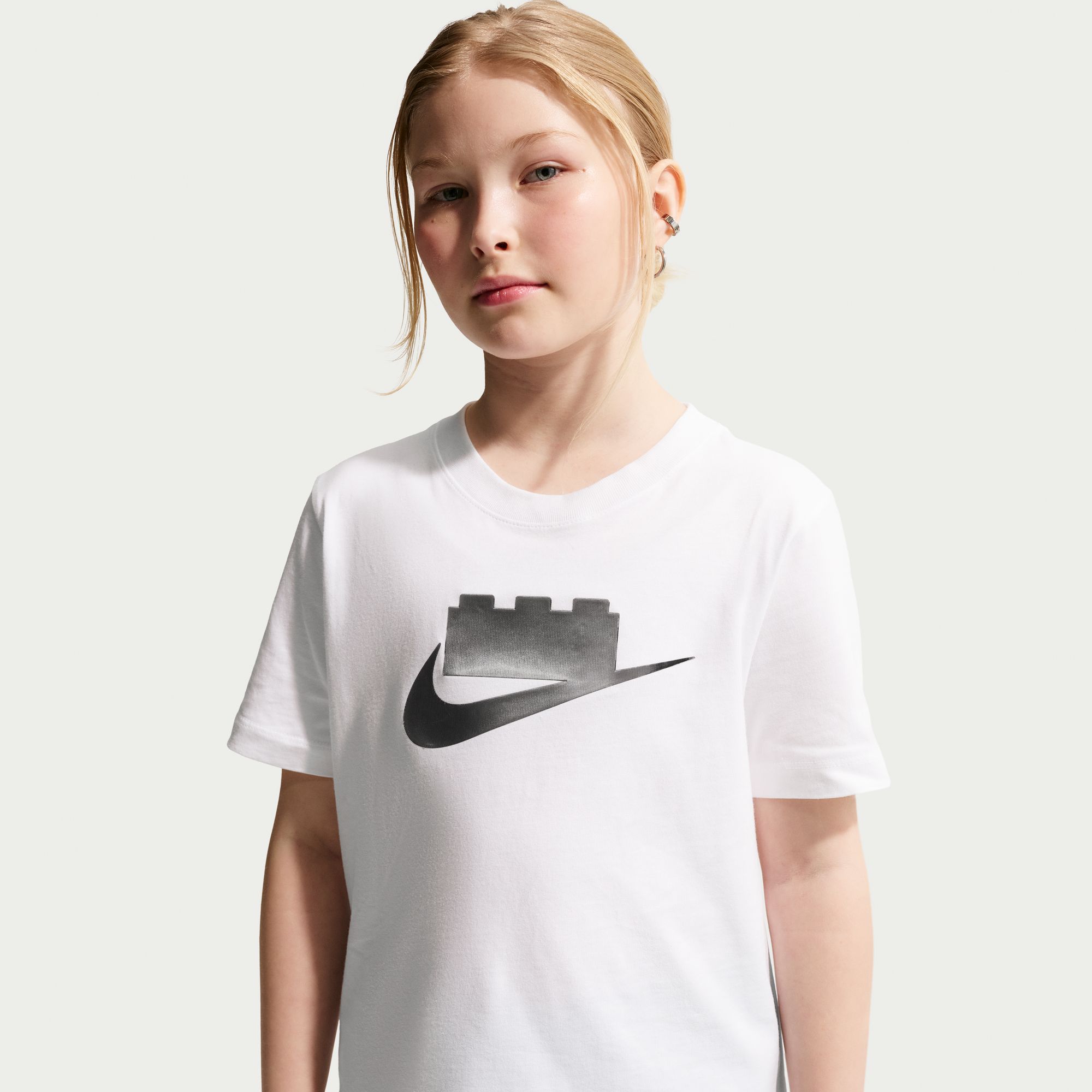 Nike x LEGO® Collection Big Kids' T-Shirt - White