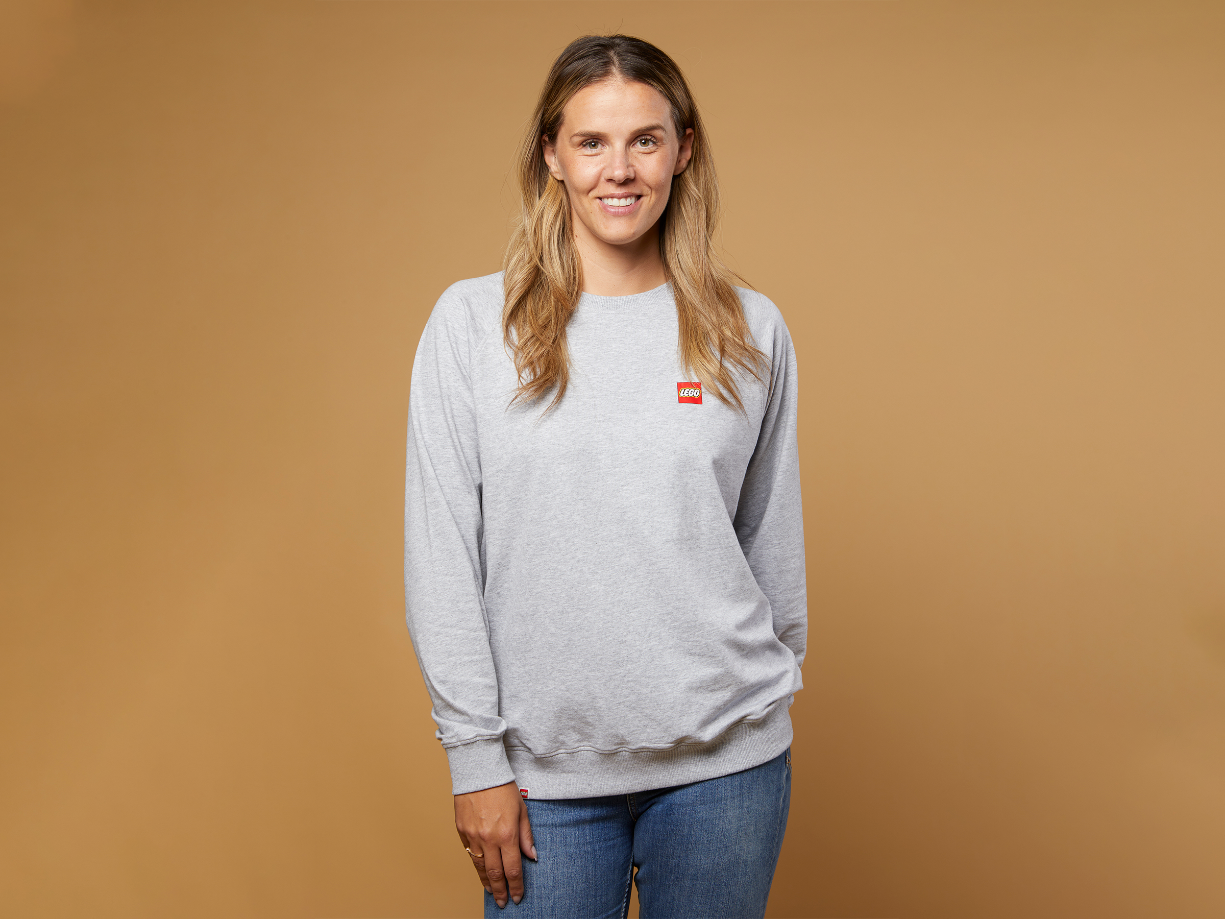 Adults Sweatshirt – Grey Melange
