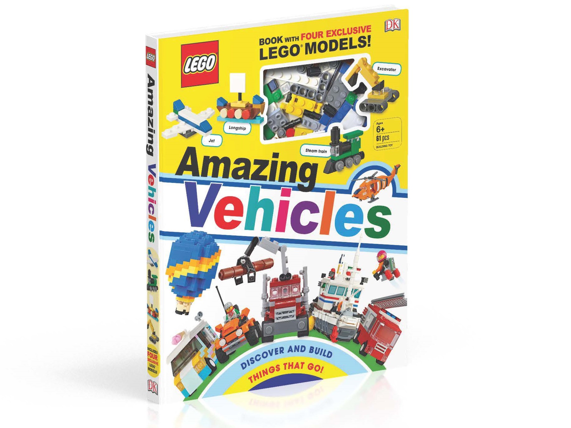 Lego vehicles book Clearance