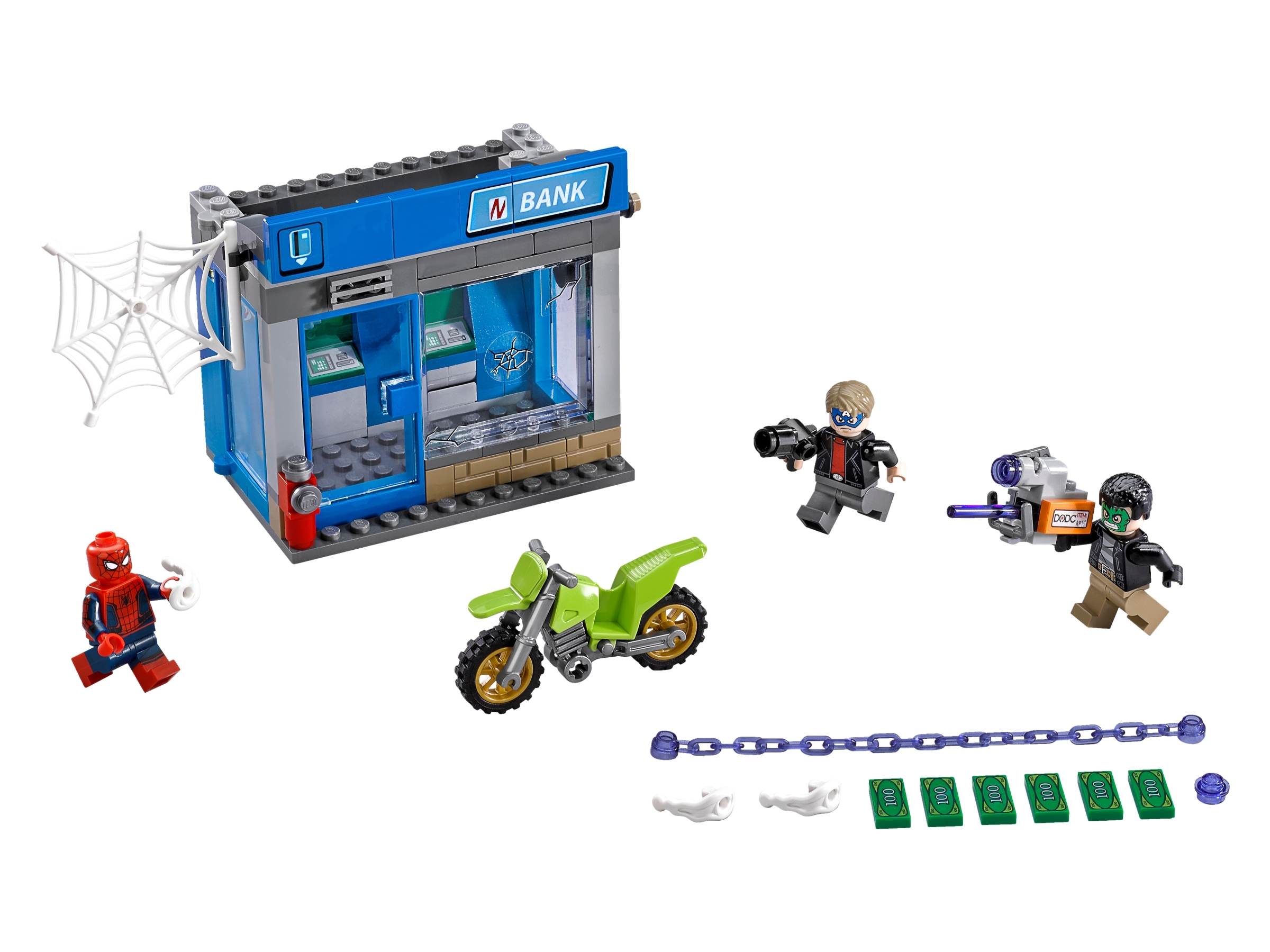 LEGO ® Super Heroes Minifigur Bankräuber Ganove aus 76082 