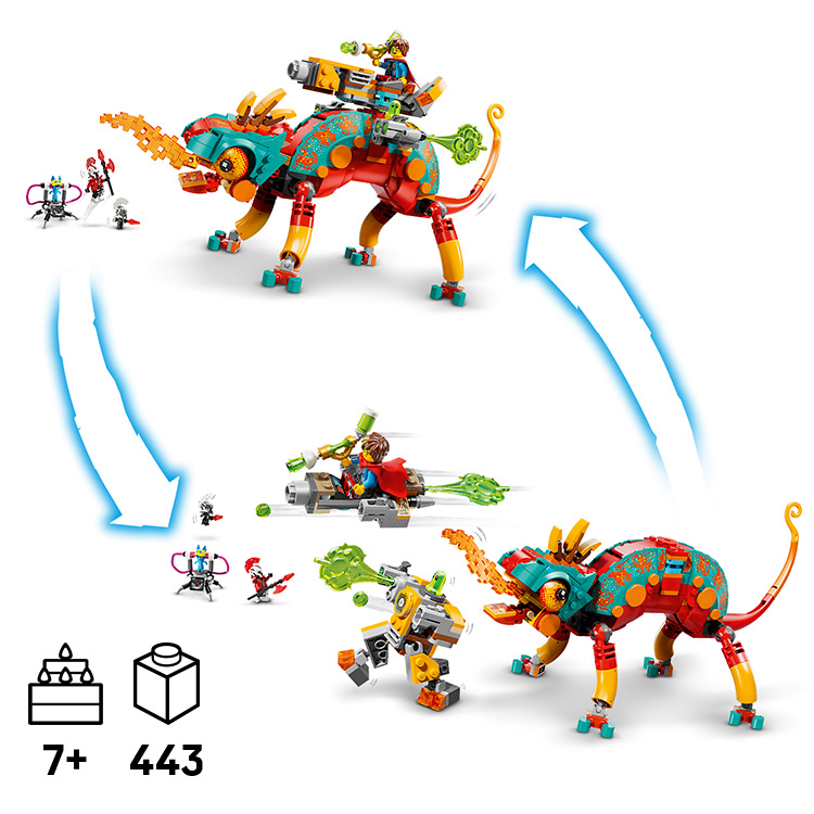 Mateo's Fire Chameleon 71492 | LEGO® DREAMZzz™ | Buy online at the
