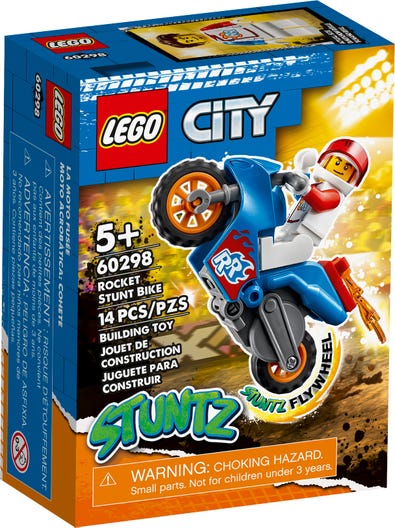 LEGO 60298 - Raket-stuntmotorcykel