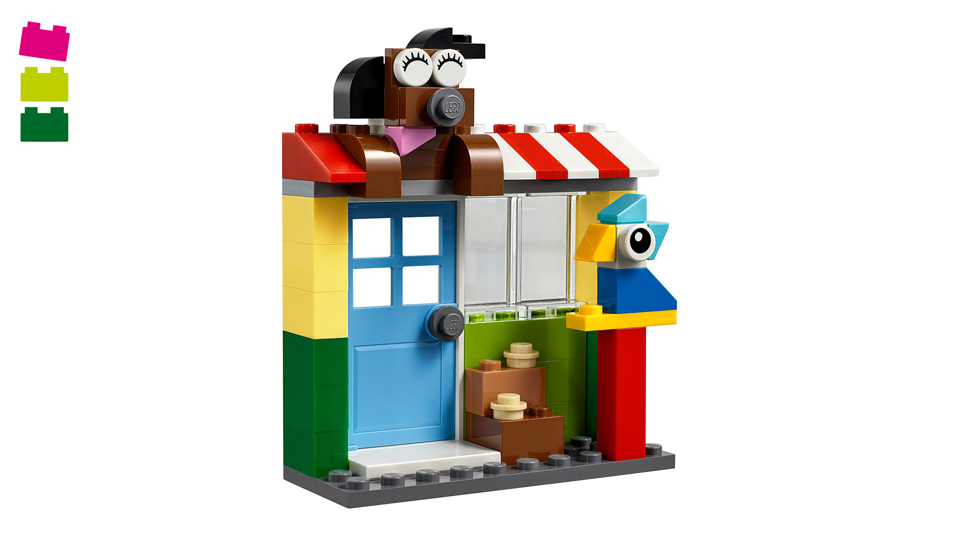 LEGO Classic 11003 11002 11001 i blocchi predefiniti gran personaggi divertente modulo n1/19 