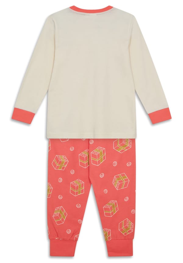 Kids Christmas Pajamas – Off-White - Image 3