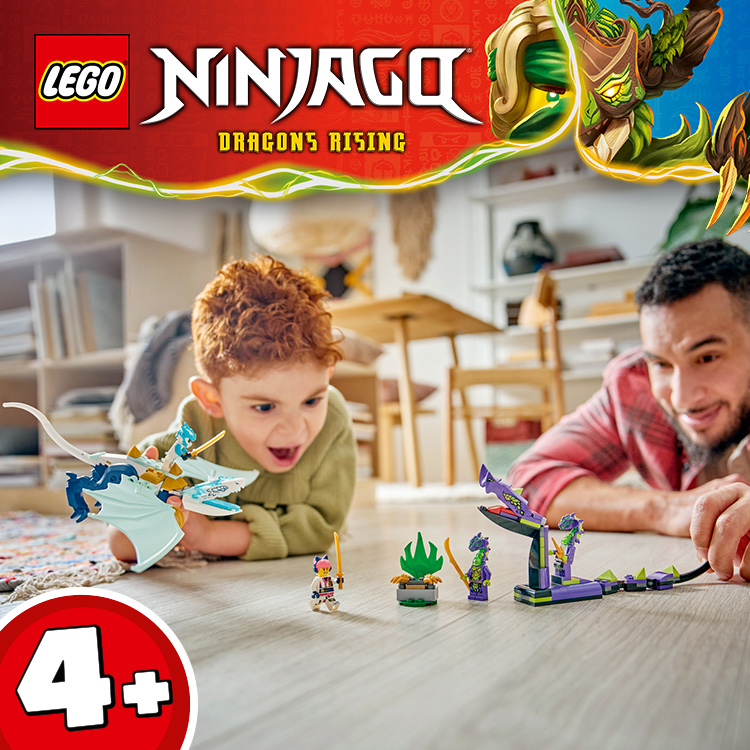 Zane's Ice Dragon Battle 71865 | NINJAGO® | Buy online at the