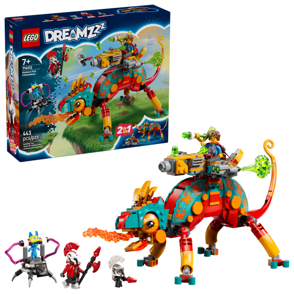 LEGO 71492 Le caméléon cracheur de feu de Mateo — visuel 2 sur 8