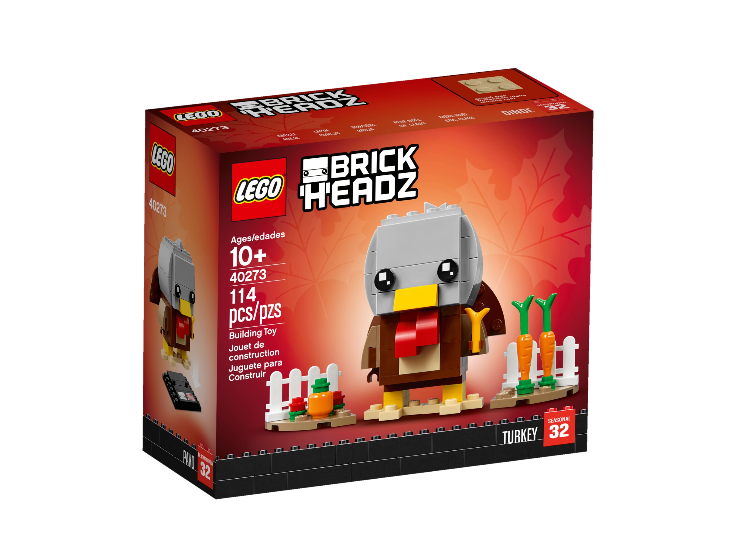 Thanksgiving Turkey 40273 | BrickHeadz | Buy online the Official LEGO® Shop US