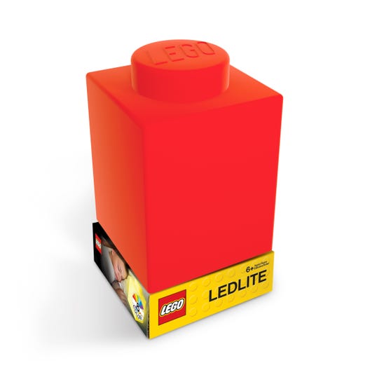LEGO 5007231 - Sengelampe, 1x1-klods – rød