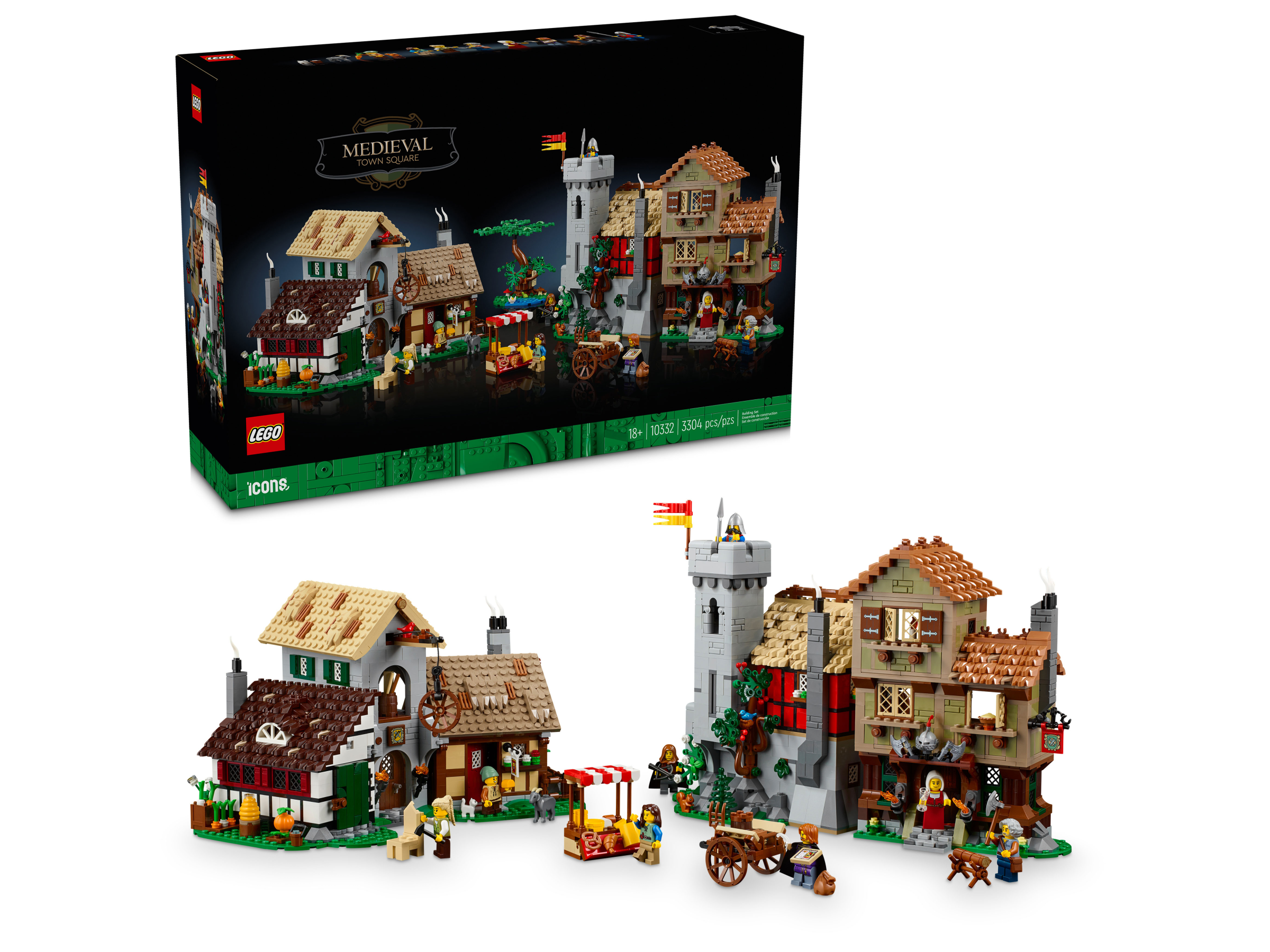 Piazza della città medievale 10332, LEGO® Icons