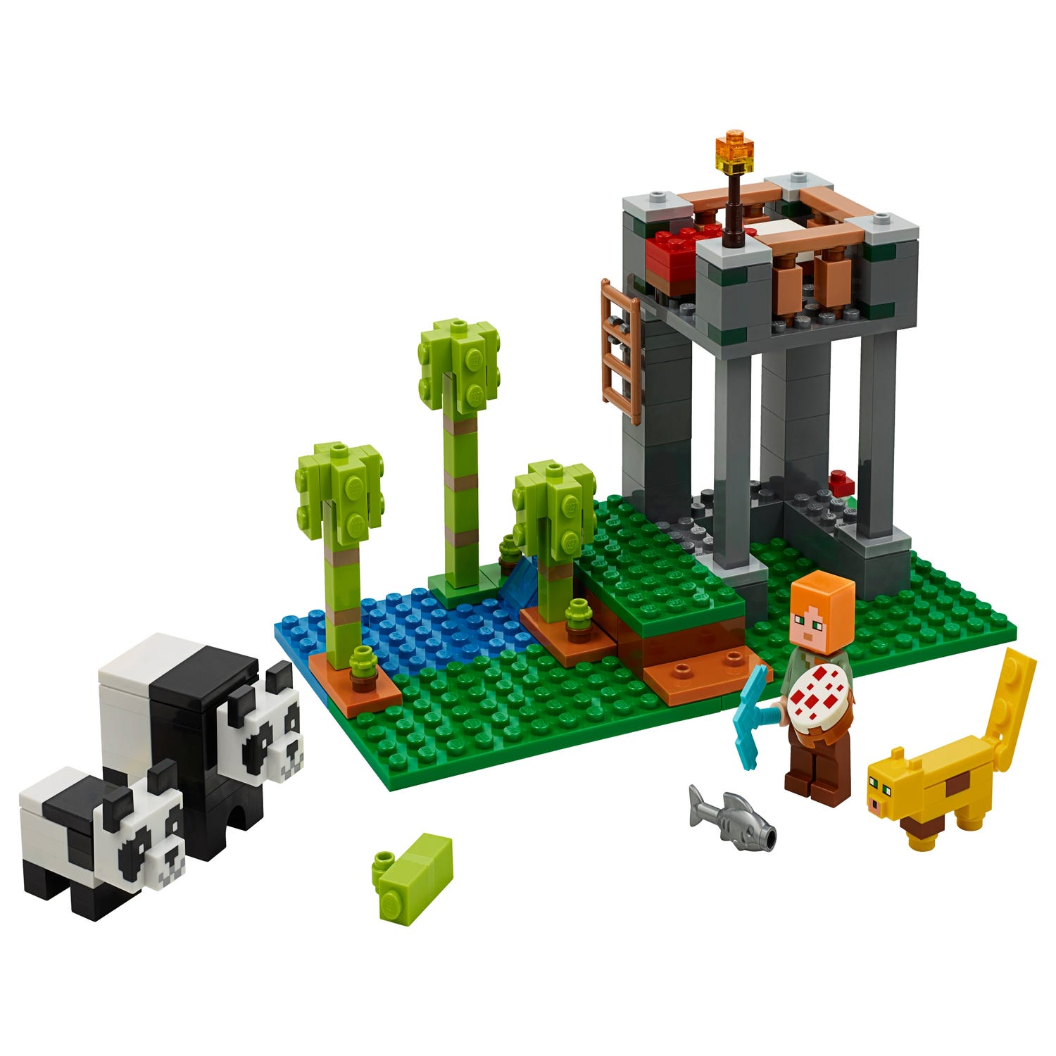 repetitie Veel multifunctioneel Het pandaverblijf 21158 | Minecraft™ | Officiële LEGO® winkel NL