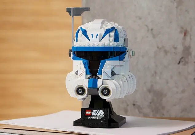 Soldes LEGO Star Wars - Le casque du Capitaine Rex (75349) 2024 au