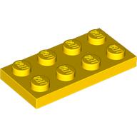 LEGO Lot of 25 Yellow 2x4 Plates 