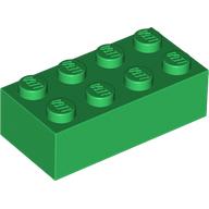 Green 2x4 brick