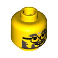 4185617/44567 Yellow 50 NEW LEGO Bright Yellow Vertical Stub 1x2 Plates W 