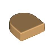 FLAT TILE 1X1, 1/2 CIRCLE