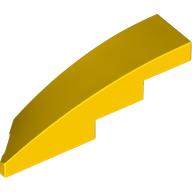 BRICK 1X4X1, HALF BOW W/ CUT, RIGHT