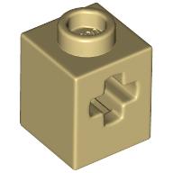 BRICK 1X1, W/ CROSS HOLE     