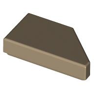 TILE 1X2, DEG. 45, CUT, LEFT