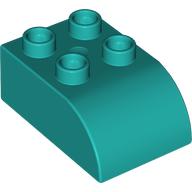 DUPLO BRICK, BOW 2X3X1