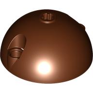 DOME 5X5X2.5, W/ CROSS HOLE