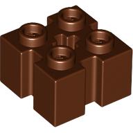 BRICK 2X2 W/GROOVE A.CR.HOLE