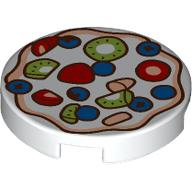 FLAT TILE 2X2, ROUND, NO. 1334