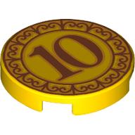 FLAT TILE 2X2, ROUND, NO. 1340
